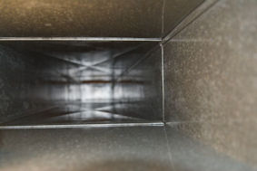 View of the duct after Gilliam Power Vac finished cleaning